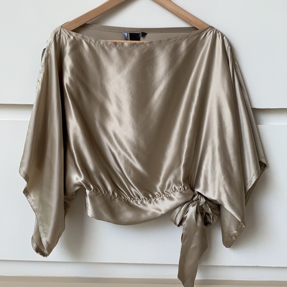 MODA INternational 100%Silk Top Blouse size XXS - Picture 2 of 12